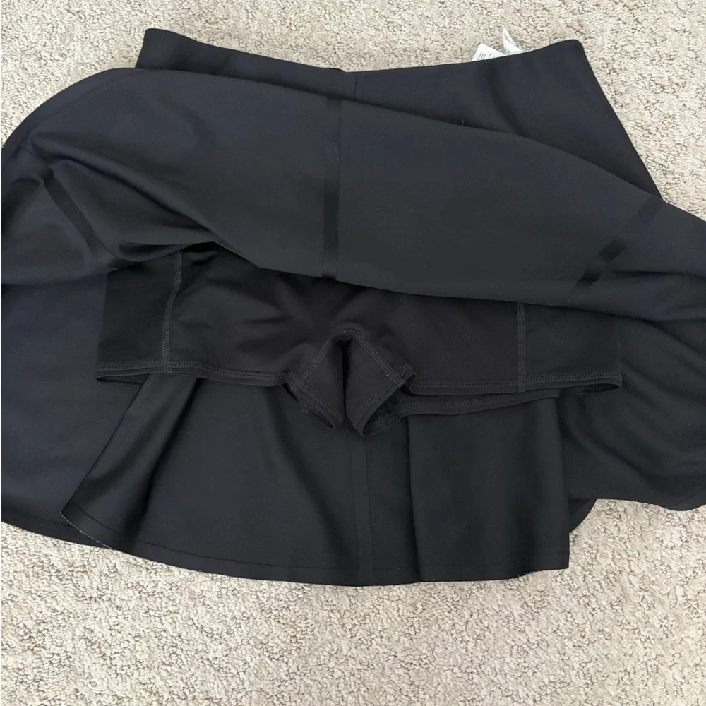 ALO Yoga Black Tennis Skirt